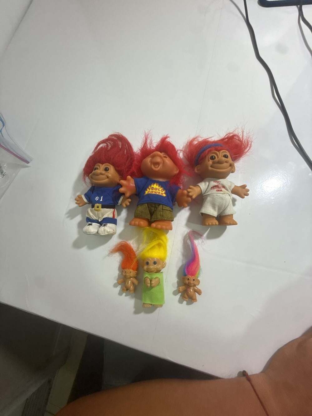 Vintage Russ Troll Dolls Lot of 6 Figures